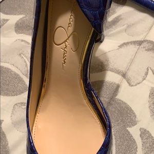 Jessica Simpson Shoes - Blue snake skin heel Jessica Simpson Shoes - Blue snake skin heel